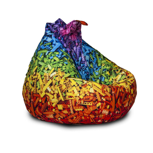 Pouf de tijolos gigantes do Oscar