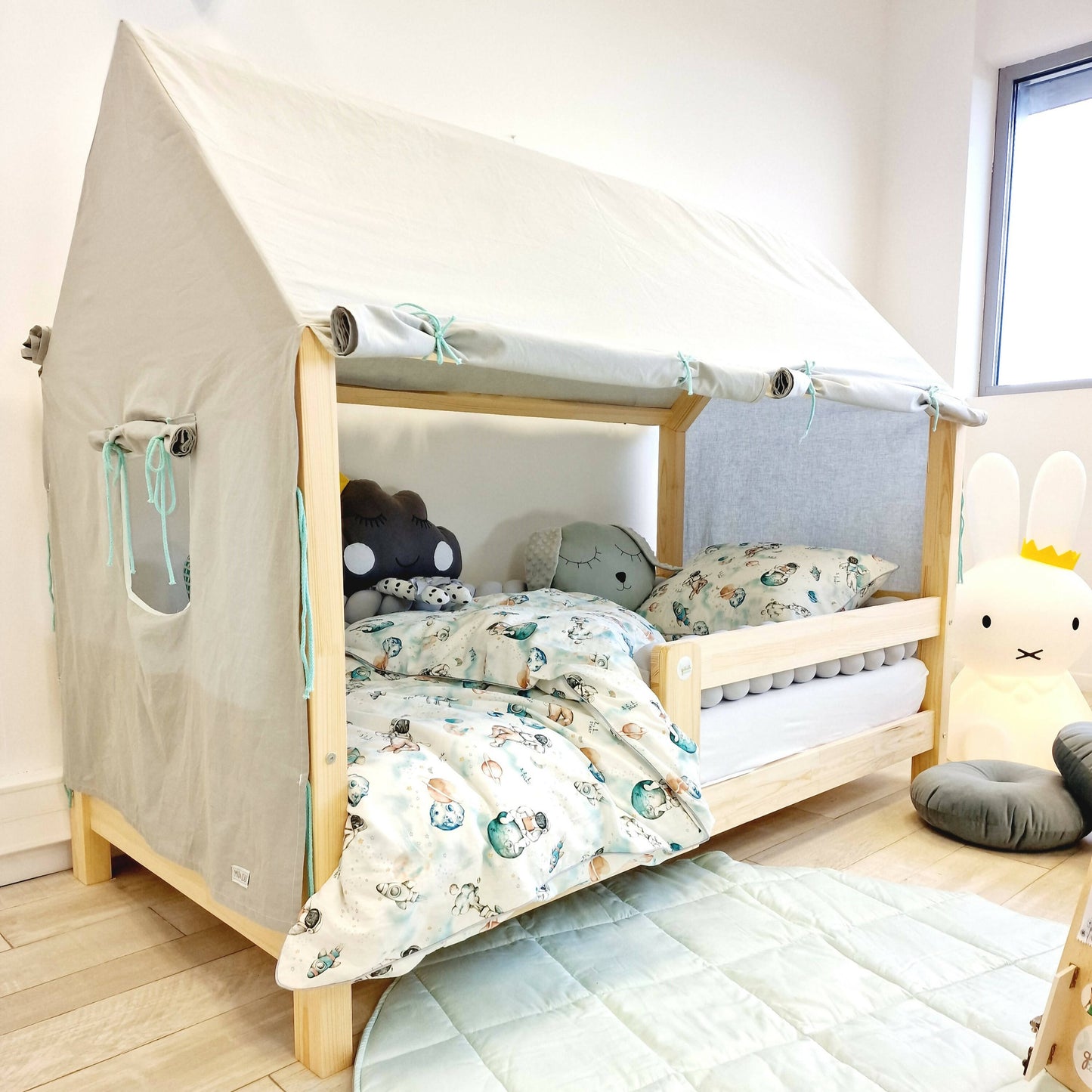 Habillage de lit Cabane Premium