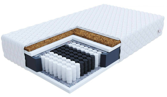 Materasso a molle Family Max in schiuma di cocco 140x190 cm 